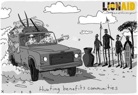 Trophy hunters - Cartoon economics