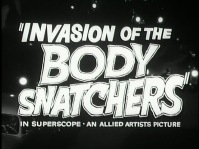 Homeless pets - Kill film posters - 01 Invasion of The Body Snatchers black and white