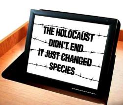 Message - Holocaust billboard tablet