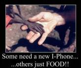 Misc - Humans need food not iphones