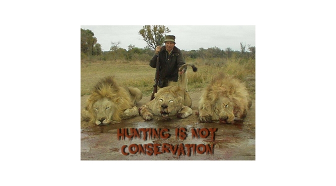 Hunting is NOT Conservation