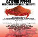 Message - Foods beneficial cayenne pepper