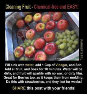 Message - Foods beneficial fruit cleaning