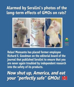 Message - GMOs Monsanto shut up USA eat your GMOs
