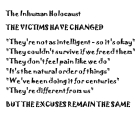 Message - Holocaust inhuman