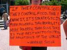 Message - Monsanto if they control food