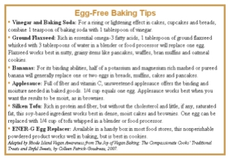 Vegan - egg-free baking