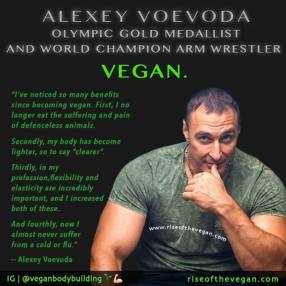Vegan - health bodybuilder olympic gold medallist