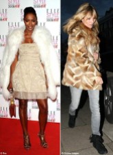 Fur and skin trade - Fur coat women who don't care