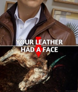 Fur and skin trade - Leather had a face
