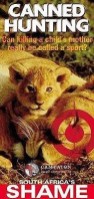 Lions - Poster for canned hunting 06