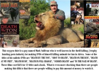 Trophy hunters - DVDs of Mark Sullivan