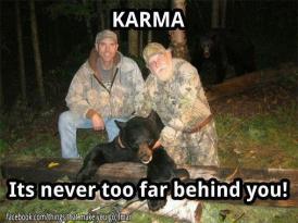 Trophy hunters - Revenge karma behind at night