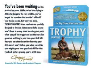 Trophy hunters - Revenge small one condom ad