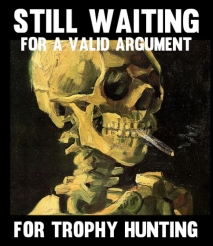 Trophy hunters - Waiting skeleton 02 smoking